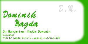 dominik magda business card